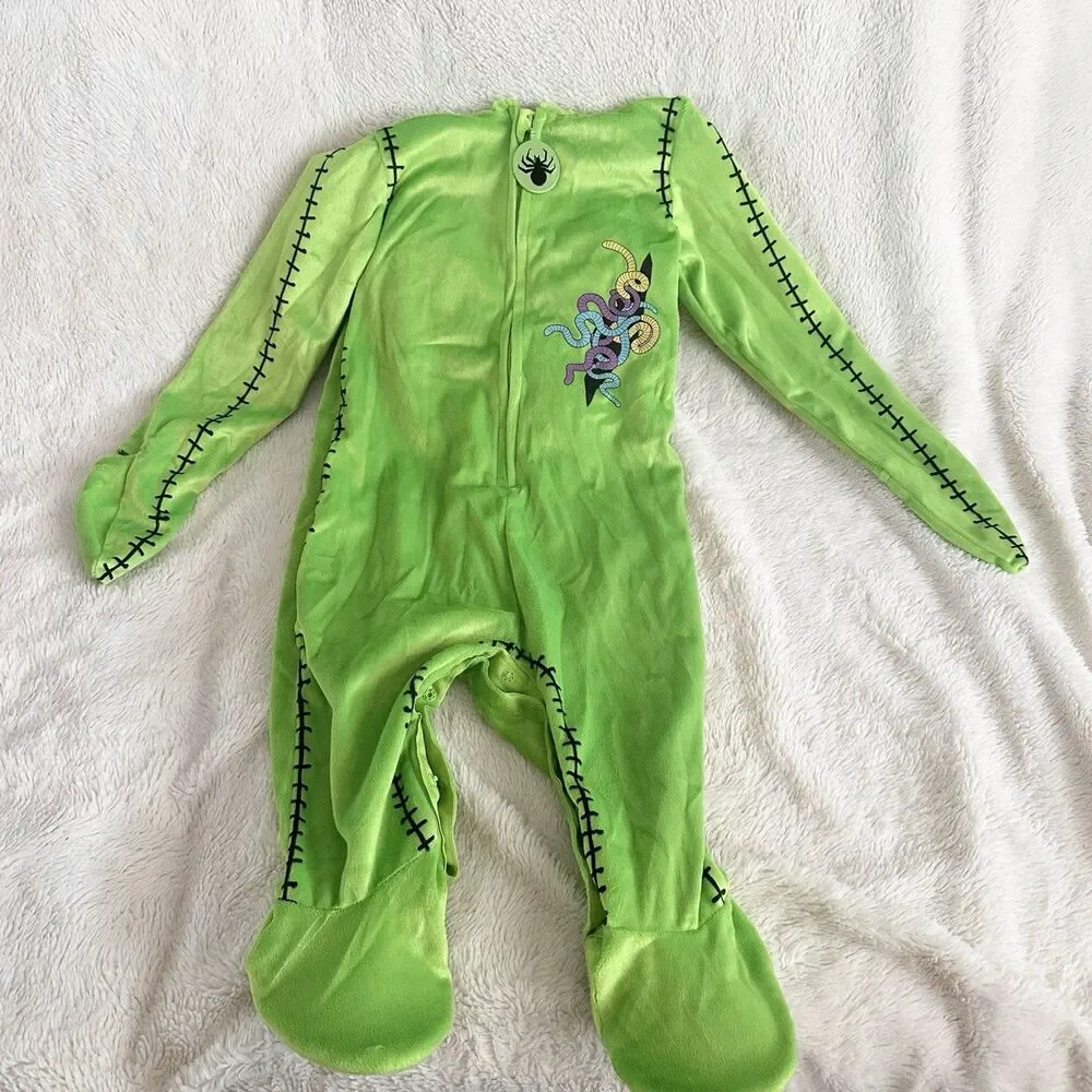 Spirit Halloween Oogie Boogie Jumpsuit Infant Costume 18-24 Months NBC Nightmare